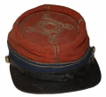 A REGULATION CONFEDERATE ARTILLERY CAPTAIN'S KEPI