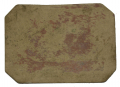 CONFEDERATE CLIPPED CORNER RECTANGULAR BELT PLATE RECOVERED AT FREDERICKSBURG, VA