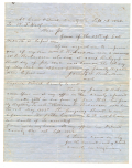 AFFADAVIT FROM FATHER – SON DIED IN CONFEDERATE SERVICE, 50th VIRGINIA