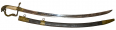 A.W. SPIES “SCREAMING EAGLE” POMMEL SABER AND SCABBARD