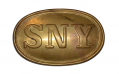 NON-DUG “THIN LETTER” STATE OF NEW YORK CARTRIDGE BOX PLATE