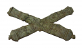 FREDERICKSBURG RECOVERED ARTILLERY HAT INSIGNIA