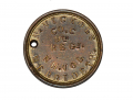 “WAR OF 1861” EAGLE IDENTIFICATION DISK – 9TH NEW HAMPSHIRE INFANTRY