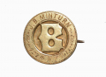 GOLD ID BADGE – 127TH NEW YORK; JAMES B. MINTURN