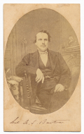 CDV OF COLONEL FRANCIS STEBBINS BARTOW, THE FIRST COMMANDER KILLED IN BATTLE DURING THE CIVIL WAR AT FIRST MANASSAS 