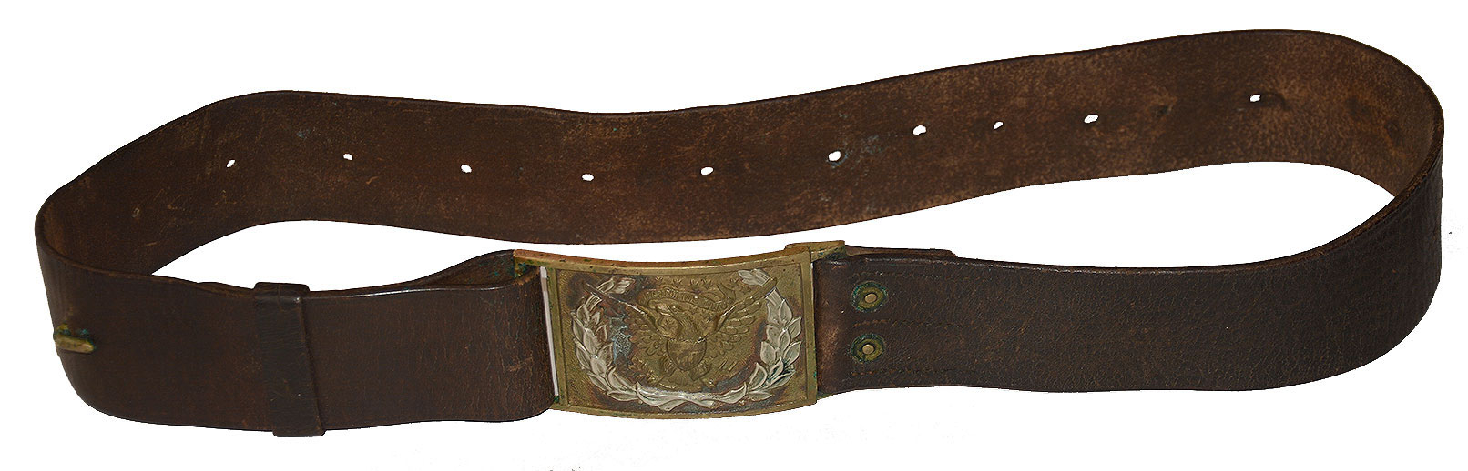 CIVIL WAR BELT WITH PATTERN 1851 NCO BUCKLE