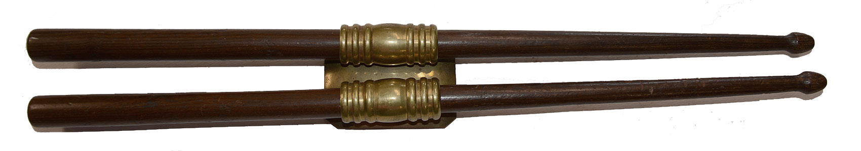 MUSICIAN’S DRUMSTICK HOLDER BREAST PLATE WITH PAIR OF DRUM STICKS