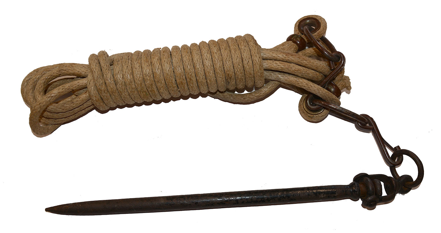 M1904 PICKET PIN WITH LARIAT ROPE