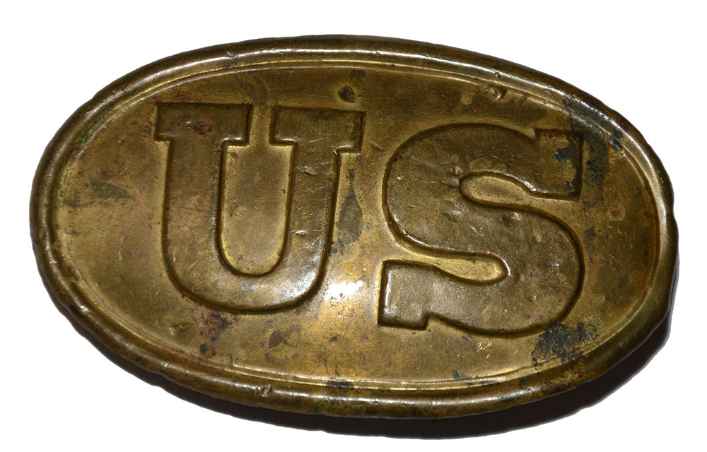 SCARCE MEDIUM SIZE OVAL U.S. PLATE