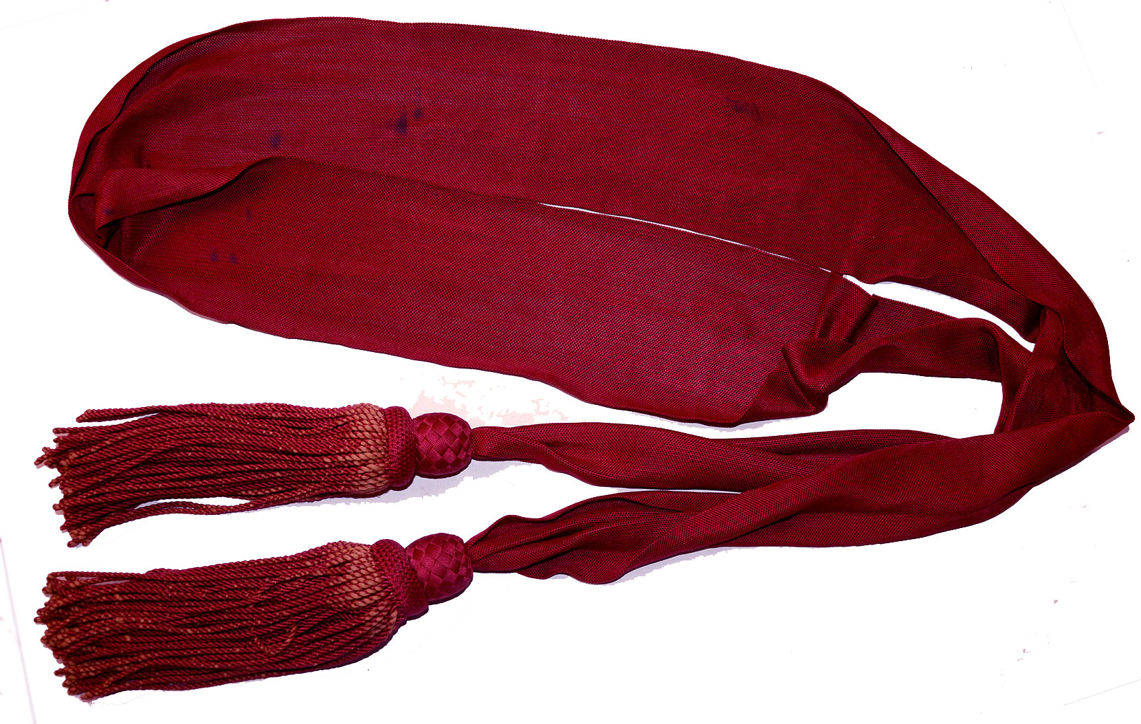ORIGINAL CIVIL WAR OFFICER’S MAROON SASH