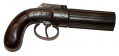 ORIGINAL WILLIAM W. MARSTON DOUBLE-ACTION BAR HAMMER PEPPERBOX PISTOL