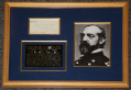 FRAMED 1869 DATED AUTOGRAPH – MAJOR GENERAL GEORGE G. MEADE
