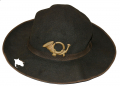 RARE YANKEE "PLUG HAT" STRUCK AT ANTIETAM