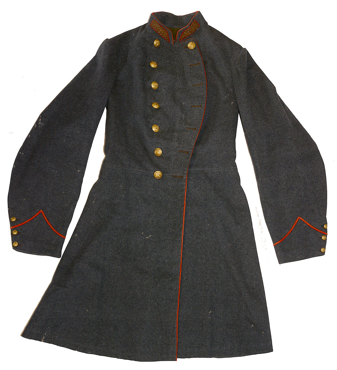 A LOUISIANA CONFEDERATE ARTILLERY CAPTAIN'S FROCK COAT