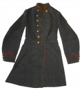 A LOUISIANA CONFEDERATE ARTILLERY CAPTAIN'S FROCK COAT