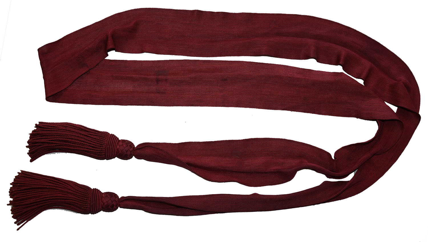 ORIGINAL CIVIL WAR OFFICER’S MAROON SASH