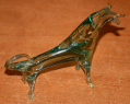 LATE 19TH CENTURY AQUA GLASS WHIMSY