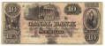 CANAL BANK, NEW ORLEANS, $10 BILL