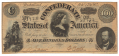 T-65 CONFEDERATE 1864 $100 BILL