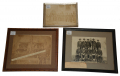 GROUP OF 3 ID’D FRAMED PHOTOS – BIDDEFORD, ME; GAR IN FALMOUTH, MASS. 1905-1910; USS AGAWAM – SAMUEL TURNER 12th NEW HAMPSHIRE, US NAVY