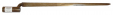 VERY FINE HALL RIFLE BAYONET