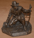 LIMITED EDITION COLD CAST BRONZE STATUE BY RON TUNISON – NATHAN BEDFORD FORREST, THE DECISION MAKER