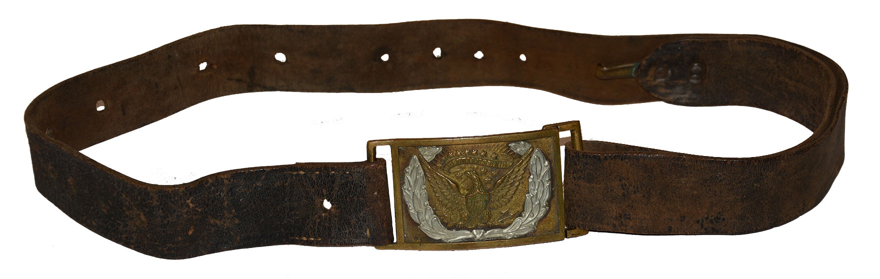 CIVIL WAR BELT WITH PATTERN 1851 NCO BUCKLE