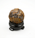 12-POUND CANISTER BALL FROM THE NORTH TROSTLE WOODS, EX-ROSENSTEEL
