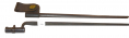 .45-70 TRAPDOOR BAYONET & ARSENAL MARKED SCABBARD WITH “MASS” DISK