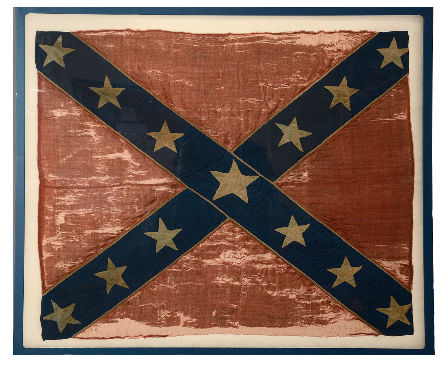 MORTON’S BATTERY FLAG OF FORREST’S CAVALRY: EX-GUNTHER COLLECTION, CHICAGO HISTORICAL SOCIETY, & TEXAS CIVIL WAR MUSEUM