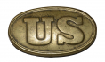 SMALL SIZE M1839 OVAL U.S. BELT PLATE: MEXICAN WAR AND EARLY CIVIL WAR 