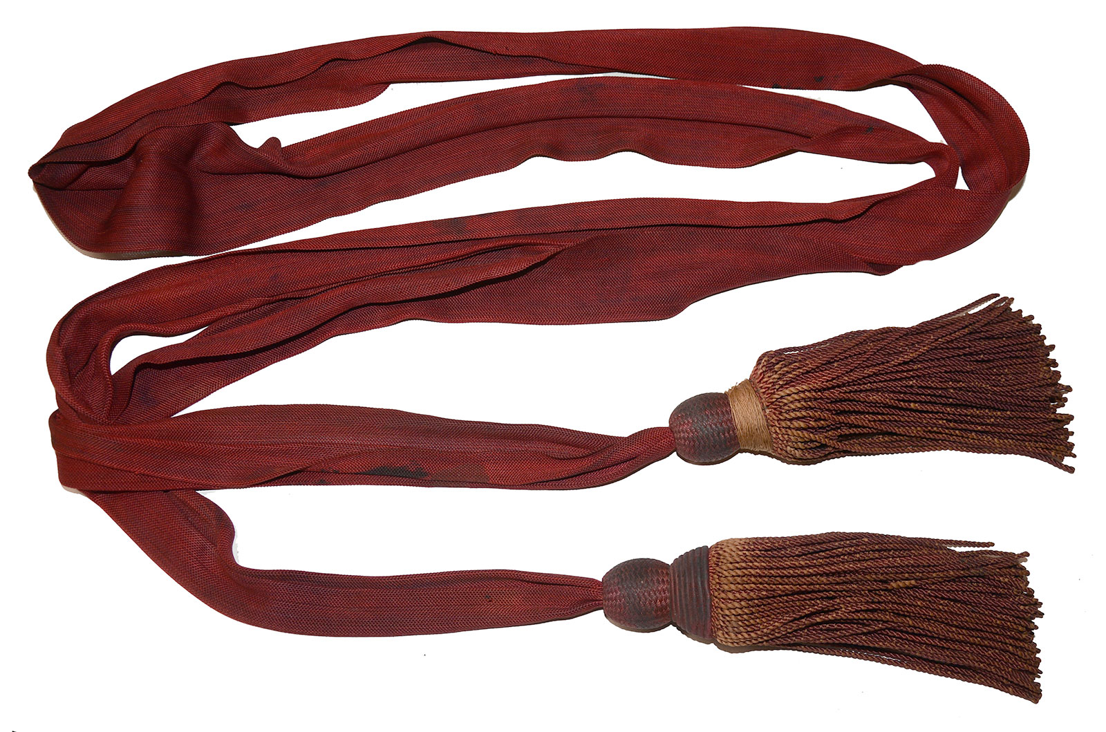 ORIGINAL CIVIL WAR OFFICER’S MAROON SASH