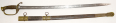 PRESENTATION INSCRIBED FOOT OFFICER’S SWORD AND SCABBARD OF LIEUTENANT AND CAPTAIN EDWARD EVERETT CLAPP, 155th PENNSYLVANIA: WIA FREDERICKSBURG, COMMANDED CO. F AT GETTYSBURG; KIA SPOTTSYLVANIA 