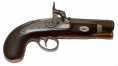 F. H. CLARK OF MEMPHIS DERINGER POCKET PISTOL EMBELLISHED WITH SEA CREATURE AND SEAHORSE MOUNTS