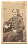 CDV OF BOSTON CORBETT, THE MAN WHO SHOT JOHN WILKES BOOTH