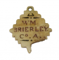 HAND-MADE BONE IDENTIFICATION BADGE – WILLIAM BRIERLEY, 174TH PA. INFANTRY