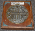 MAKER’S PLATE FROM THE BOILER OF THE USS KEARSARGE, EX-FRANCIS BANNERMAN