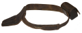 U.S. NAVY BUFF LEATHER WAIST BELT & CUTLASS FROG WITH FRICTION PRIMER BOX