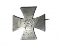 SILVER IDENTIFICATION PIN FOR 104TH ILLINOIS SOLDIER – CHARLES G. PHILLIPS