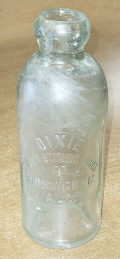 DIXIE STEAM BOTTLING WORKS “HUTCH” SODA BOTTLE, BIRMINGHAM, AL
