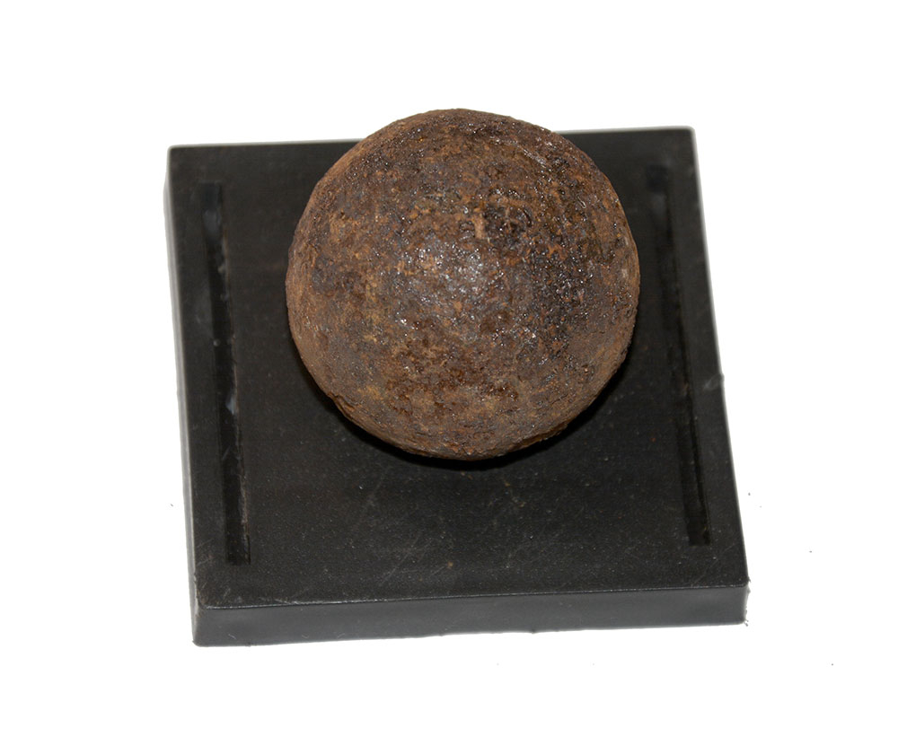 12-POUND CANISTER BALL FROM CULP’S HILL