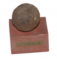 12-POUND CANISTER BALL RECOVERED AT GETTYSBURG