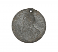 PEWTER 1866 GOVERNOR’S CAMPAIGN TOKEN FOR J.W. GEARY