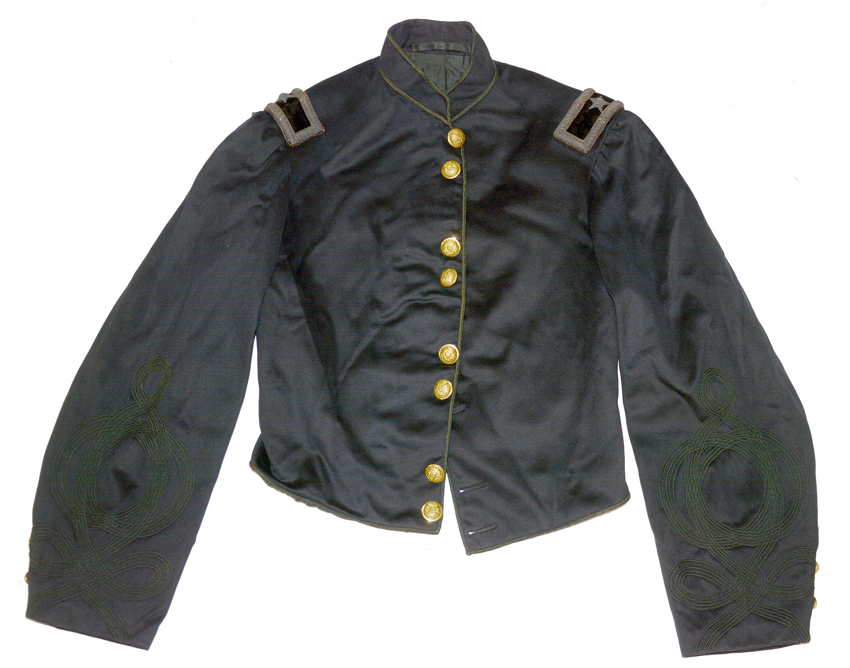 RARE STYLE JACKET WORN BY GENERAL THOMAS G. STEVENSON, KILLED IN ACTION MAY 1864 NEAR SPOTSYLVANIA COURT HOUSE