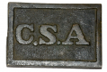 CSA RECTANGULAR BELT PLATE