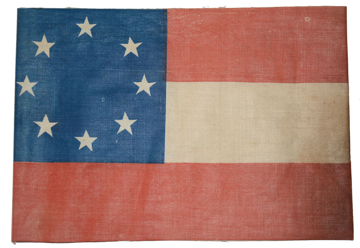 EIGHT STAR – VIRGINIA - CONFEDERATE FIRST NATIONAL “BIBLE” FLAG