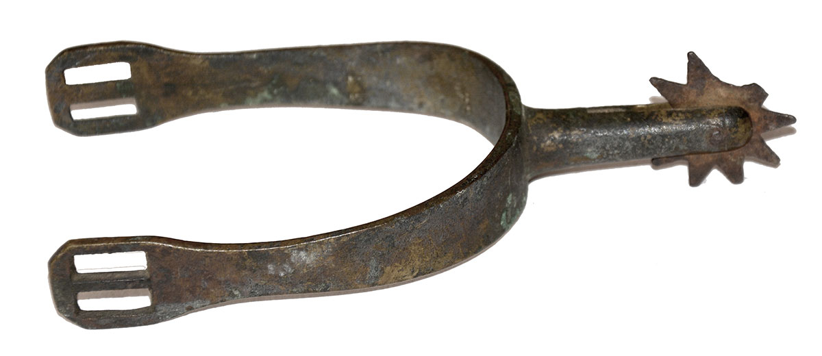 GETTYSBURG CONFEDERATE CAVALRY SPUR FROM THE FAIRFIELD ROAD