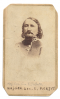 BUST VIEW CDV OF GENERAL GEORGE E. PICKETT