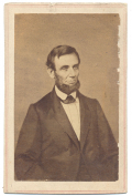 CDV "FIRST PHOTO" OF PRESIDENT LINCOLN