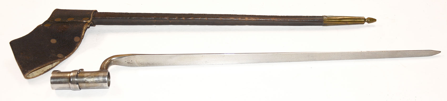 MINTY U.S. M-1855 SPRINGFIELD SOCKET BAYONET & SCABBARD